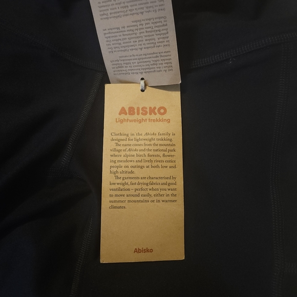 black Fjällräven Abisko Trekking Tights - Picture 4 of 8